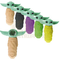 Silicone Baby Alien Hand Pipe