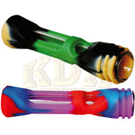 Silicone & Glass Chillum 3.5 Inches