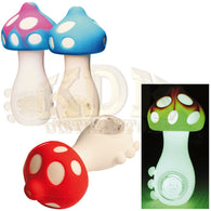 Silicone Mushroom Hand Pipe GLOW