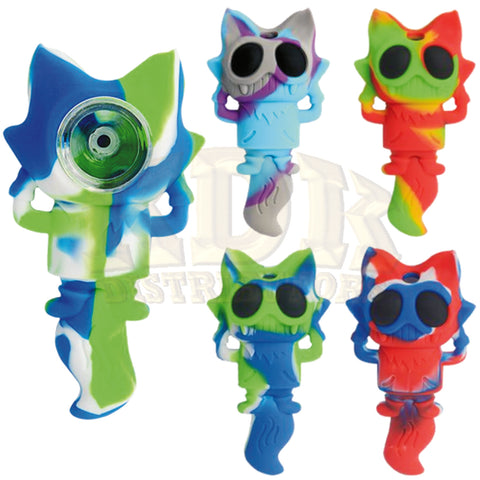 Silicone Fox Hand Pipe