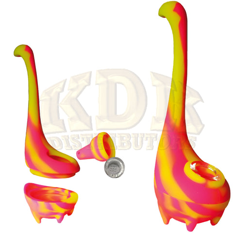Silicone Dino Pipe - 7 Inches