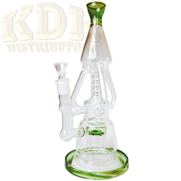 Rig 14" - Rig 5mm, Multi Perc Recycler