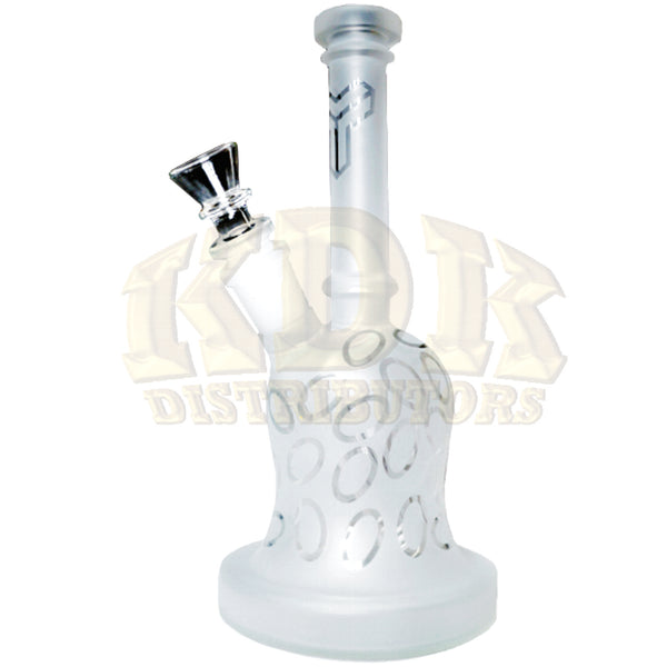 Water Pipe - 8" Frosted Bell 5mm