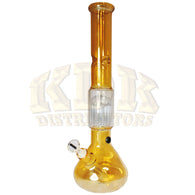 Glass ElectroPlate Beaker Water Pipe - 18"