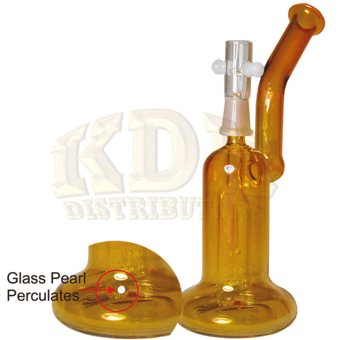 Glass ElectroPlate Pearl Perc - 8.5"