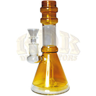 Rig 8" - Coloured Beaker, 14mm Female