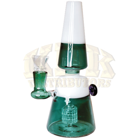 Rig 7.75" Triangle - 14mm Female w/Barrel Perc