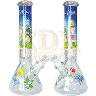 Water Pipe 14" - 7mm Beaker Rick & Morty