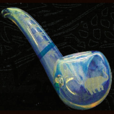 Pipe - 7" Etched Elephant