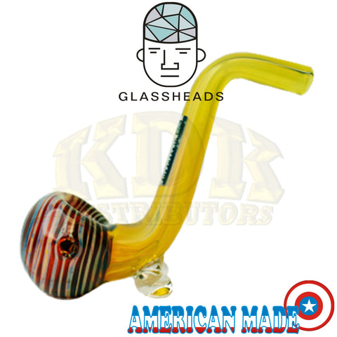 GlassHeads - Colour Change Swirl Sherlock