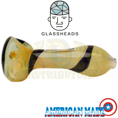 GlassHeads - Small Fumed Colour Wrapped Spoon
