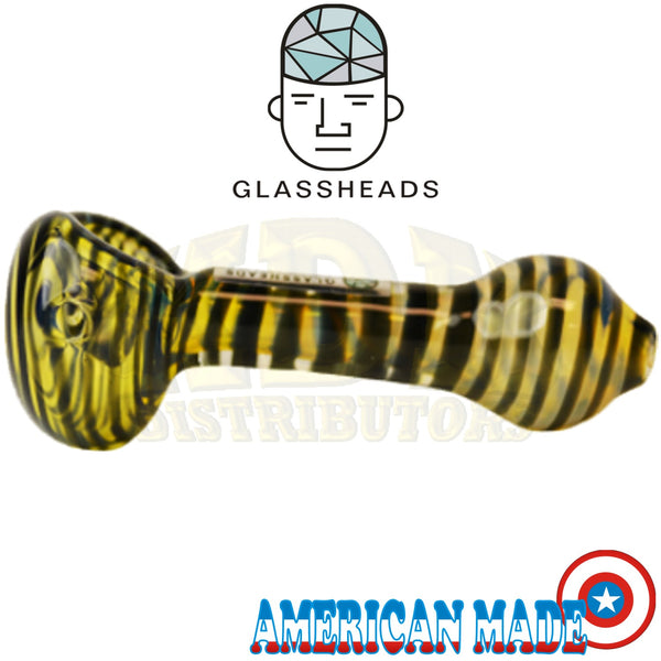 GlassHeads - Small Spiral Wrapped Fumed Spoon