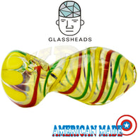 GlassHeads - Rasta Egg Inside-Out Pipe