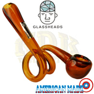 GlassHeads - Curly Q Solid Colour