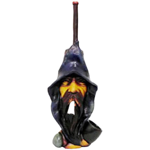 Medium Pipe - Wizard Head Hand Crafted