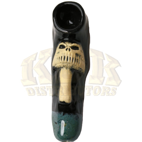 Ceramic Pipe - Mushroom/Skull