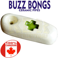 Ceramic Pipe Green Cross - Mini