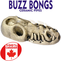 Ceramic Pipe Gator Skull - Small