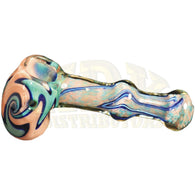 Pipe - Hammer Style Zig Zag Head Frit Body