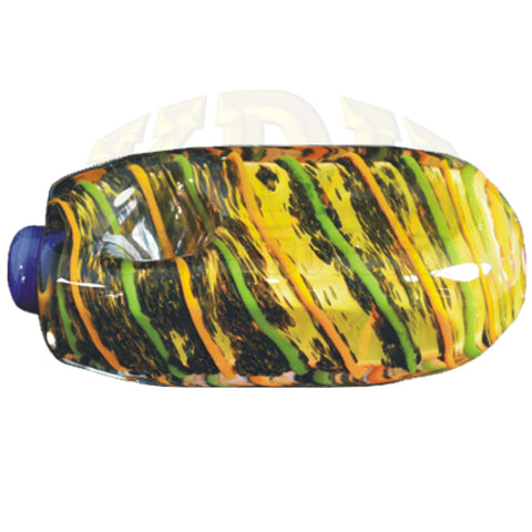 Brick Pipe - Gold Frit Swirl Color