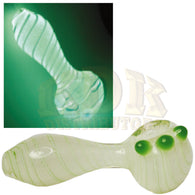 Pipe - 4" Spiral Line Glow In The Dark