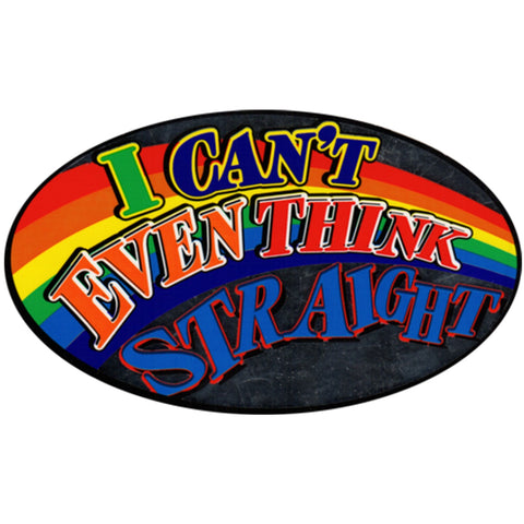 Sticker - Think Straight