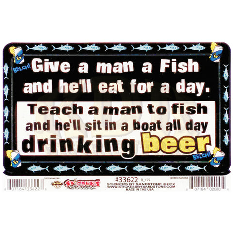 Sticker - Beer/Fish
