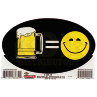Sticker - Beer = Happy