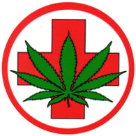 Sticker - Red Cross Leaf
