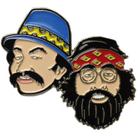 Hat Pin - Cheech & Chong Script