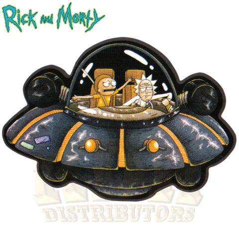 Sticker - Rick & Morty Space Cruiser