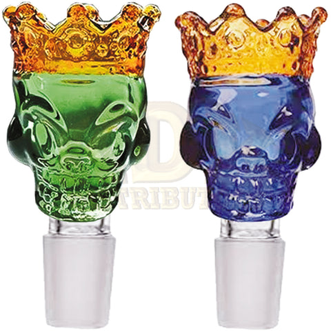 Glass Bowl - King Skull 19mm