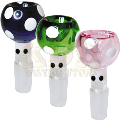 Glass Bowl - Mushroom 14mm Male