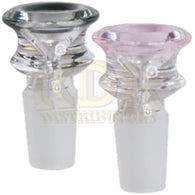 Glass Bowl - Hourglass 19mm Male
