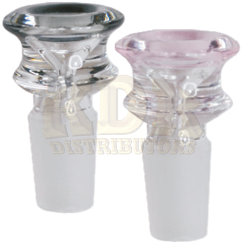 Glass Bowl - Hourglass 19mm Male