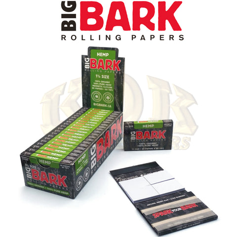 Big Bark 1 1/4 Hemp Papers
