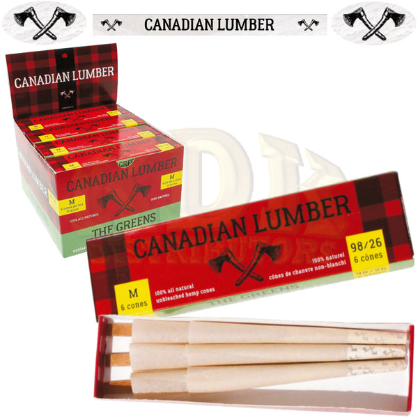 Canadian Lumber Cones - Greens Medium