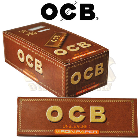 OCB Virgin Unbleached Single Width