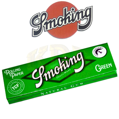 Smoking - Green #8 Cut Corner Single Width