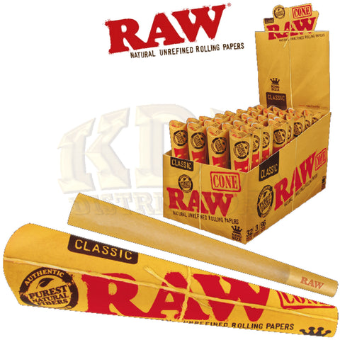 Raw Classic Natural Cones King Size