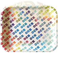 OCB Rolling Tray - Rainbow Large