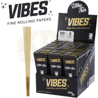 Vibes Cones King Size Ultra Thin Papers Black