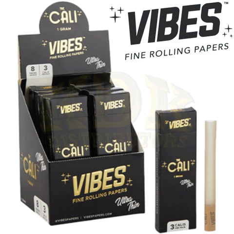 Vibes Cali 1g Ultra Thin Papers Black