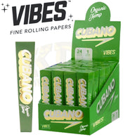 Vibes Cubano Organic Hemp Papers Green