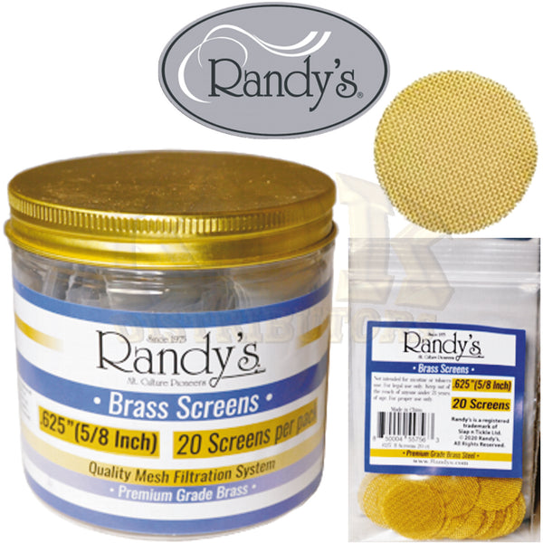 Randy's Brass Screen Jar - .625"