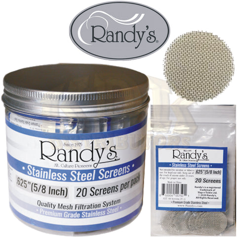 Randy's Stainless Steel Screen Jar - .625"
