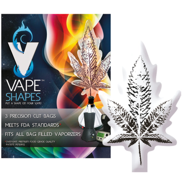Vape Shapes - Leaf Shaped Vaporizer Bags