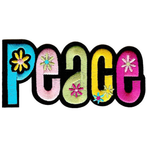 Patch - Peace/Flowers