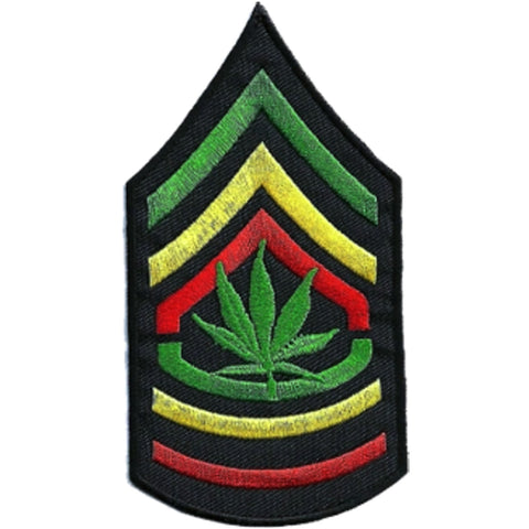 Patch - Rasta Master Sergeant Leaf